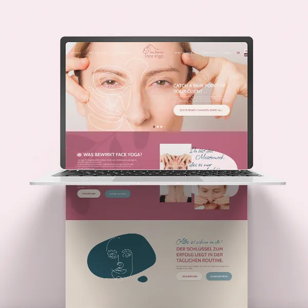 Ira Ganas Face Yoga Website Design